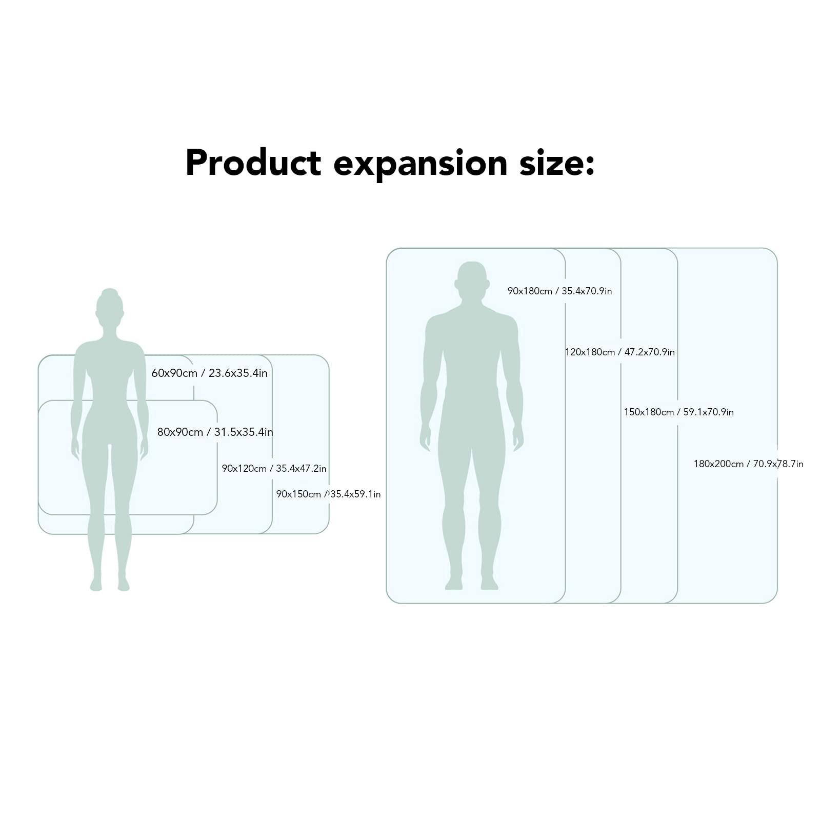 HAIBING Incontinence Bed Pads, Cotton Bed Underpad for Home (60 * 90)