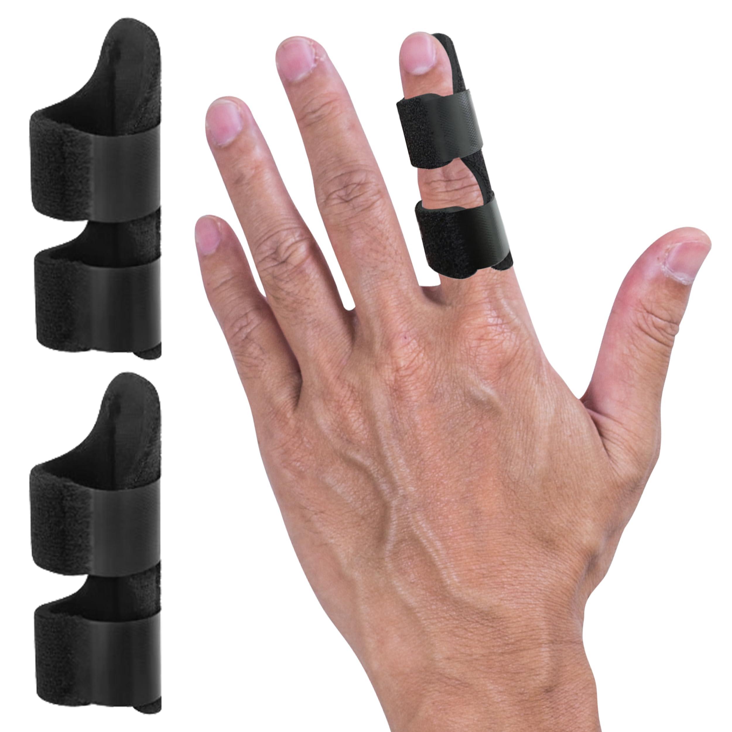 ARMSTRONG AMERICA Finger Brace Trigger Finger Splint - Straighten Broken or Bent Fingers & Thumbs. Mallet Finger Splint for Stenosing Tenosynovitis Finger Pain Relief or Locking Finger Tendon. Finger Stabilizer