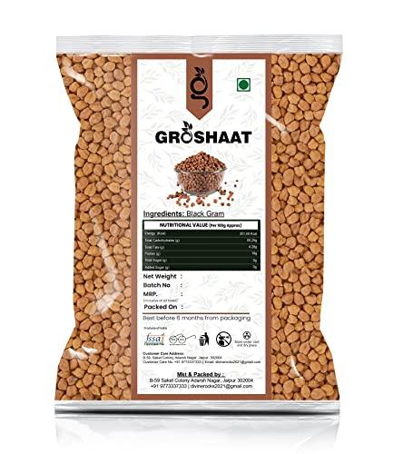 Groshaat Groshaat kala Chana Sabut (Brown Chickpeas Whole) - 3Kg (Pack of 1)