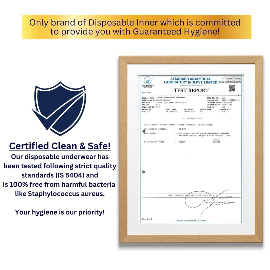 PROWEE Prowee Men Active Diaper For Urinary Incontinence | Brief-Style | Capacity Up To 450ml with Leak Guard (Pack of 5) (L)