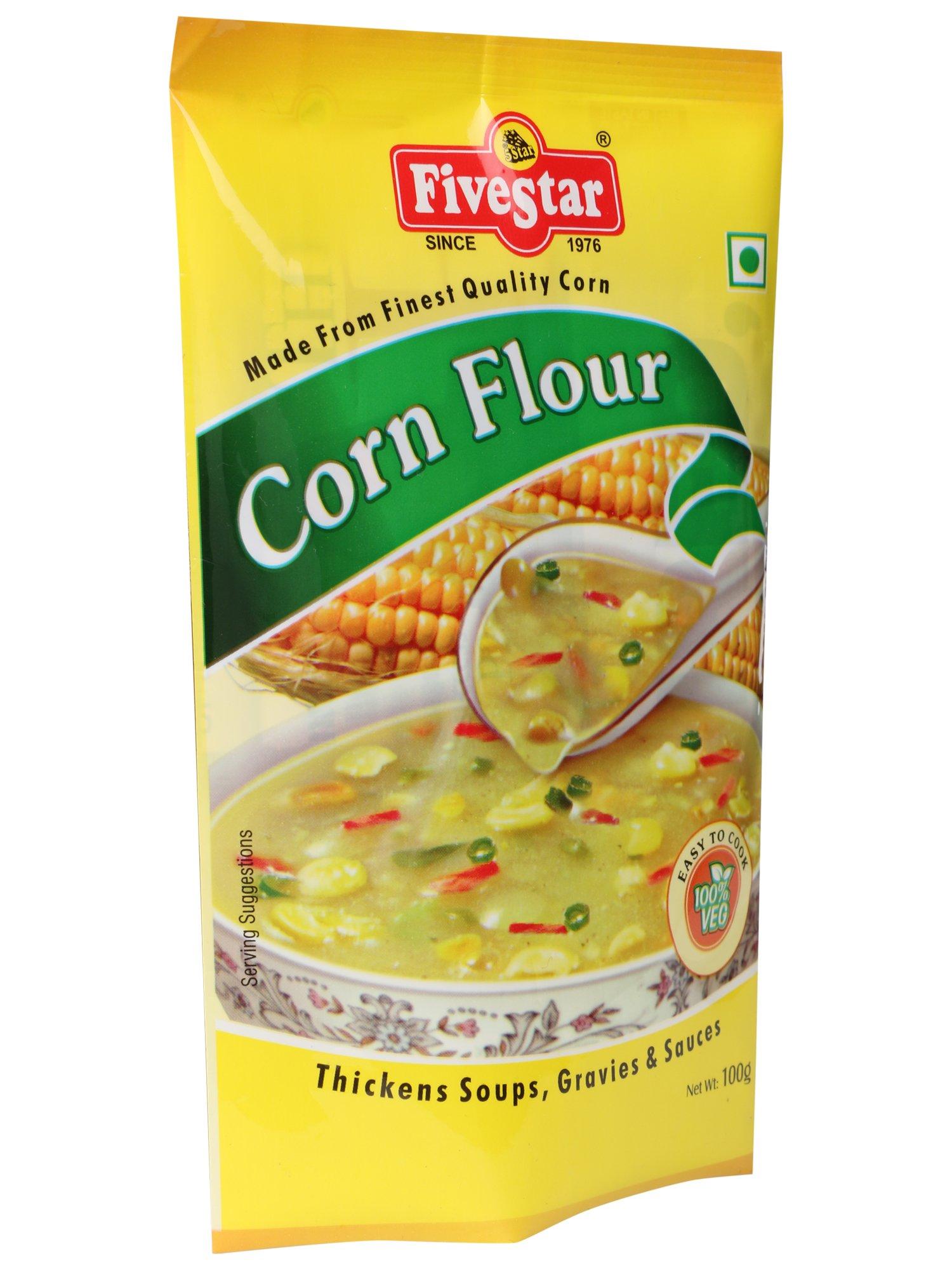 FIVESTAR FIVESTAR Corn Flour 100g Pouch (Pack of 8) 800g