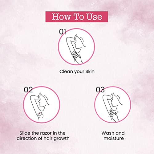 Meswarn Meswarn Body Shave Disposable body Hair Remover, Bikini razor for Women/Unisex (3)