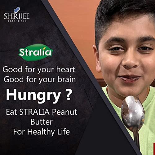 STRALIA STRALIA Classic Smooth Peanut Butter | Made by the Best Peanut Butter Expert | Never Dry Never Oily and Silky | Loaded with Plant Based Protein & Nutrition. (1 KG)