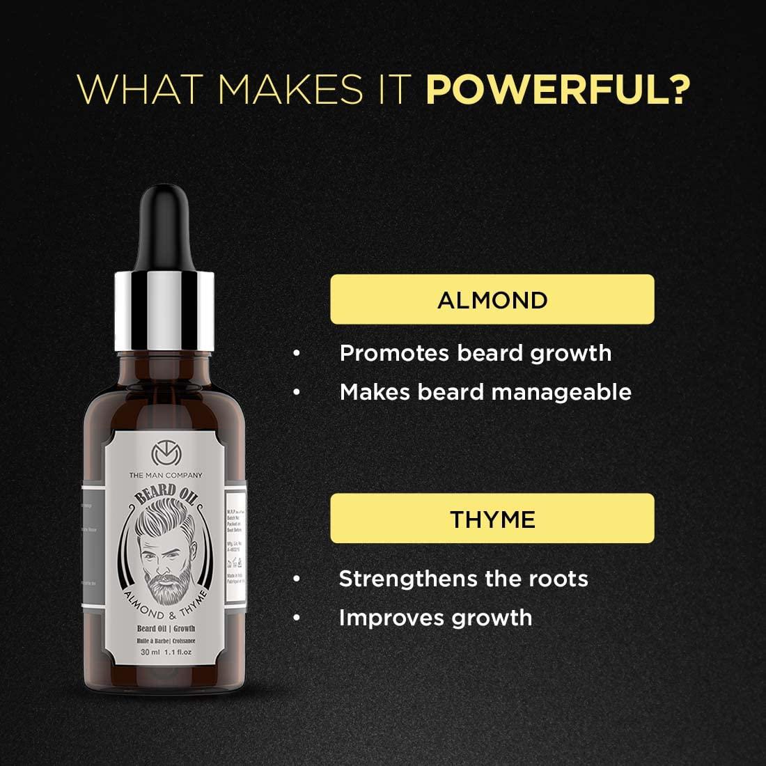 The Man Company The Man Company Beard Booster Duo | Derma Roller + Beard Oil | Activates Hair Follicles | Accelerates Beard Growth, Fuller & Thicker Beard | Improves Patchy Beard