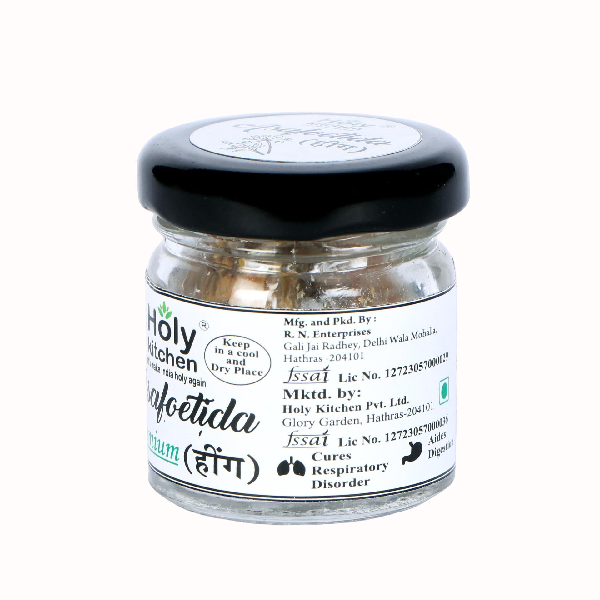 Holy kitchen Holykitchen Hathras Premium Hing (Asafoetida) 4 gm100% Natural Organic With Free Compliments product, Whole
