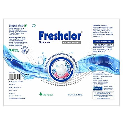 FRESHCLOR Aclaim Toothpaste plus Freshclor Mouthwash - Oral Care Combo