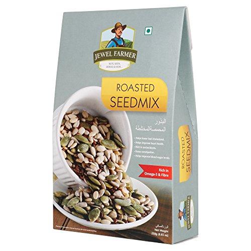 JEWEL FARMER JEWEL FARMER Roasted Seedmix Salted Superfood Mix with Pumpkin, Sunflower, Muskmelon & Flax Seeds (200g)