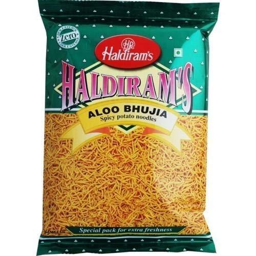 DANVIN Haldirams Namkeen - Bhujia Plain (Del) & Aloo Bhujia (Del) 200g