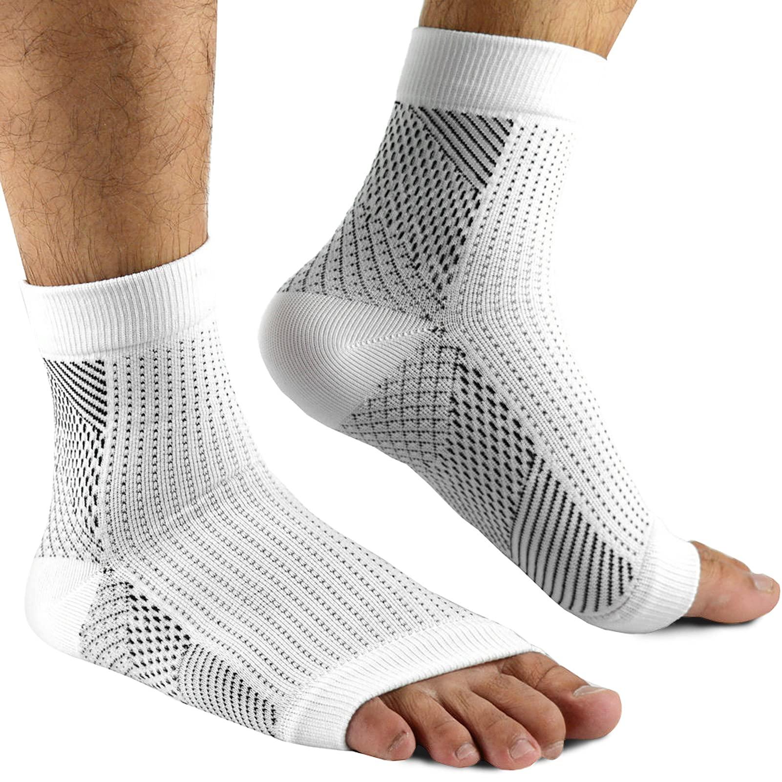 Honeytecs Honeytecs Men Women Socks with Arch Heel Support Sports Foot Sleeves