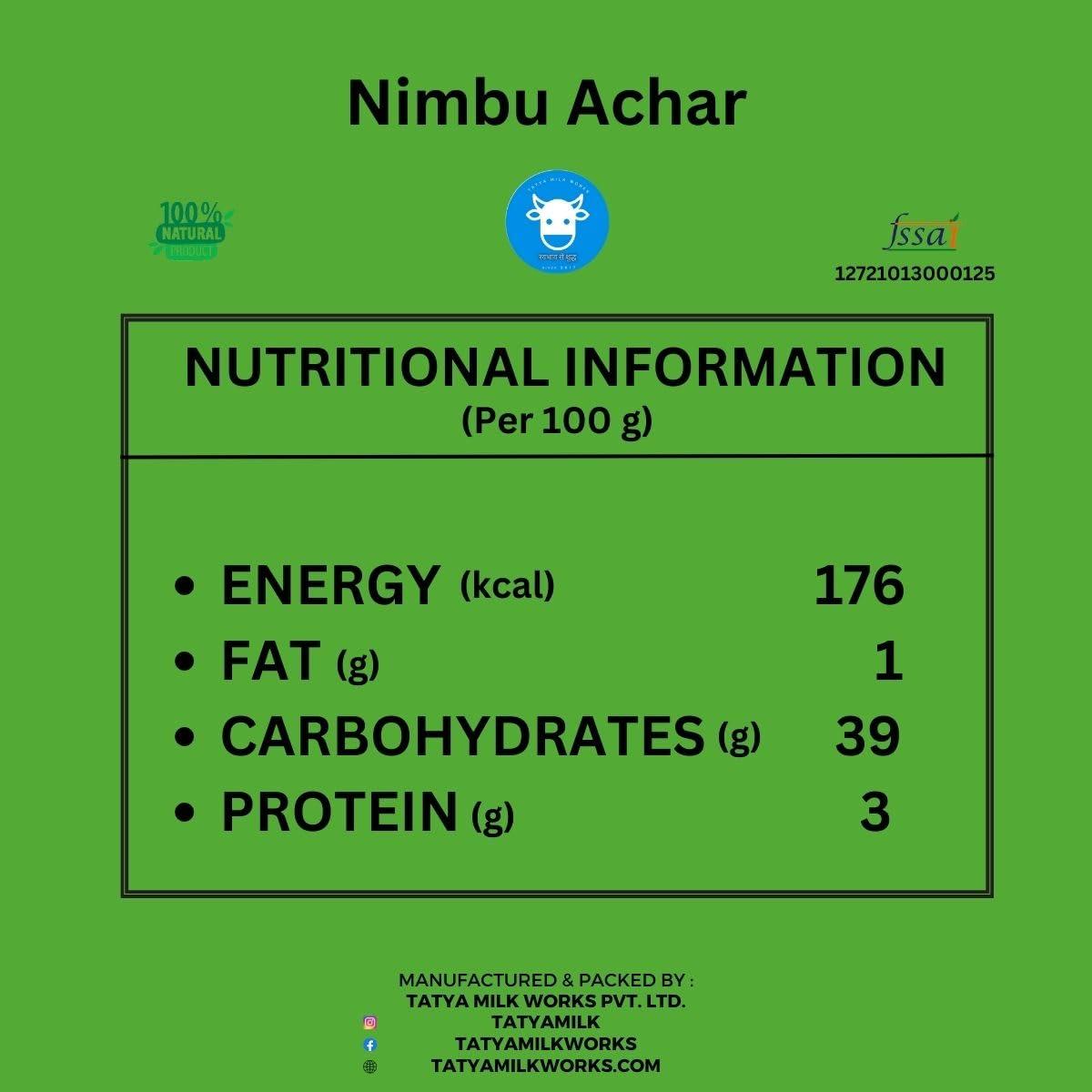 TATYA MILK WORKS Mixed Achar (200 Grams)