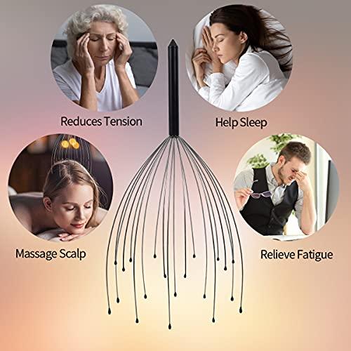 Svjetiq Svjetiq 2-Pack Scalp Massagers, Handheld Head Massage Tingler, Scalp Head Massager with 12 Fingers for Head Body Relaxing, Scalp Stimulation and Stress Relief (Random Colors)