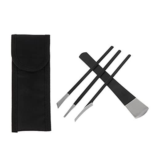 HEALLILY 4 Pcs 1 Set Foot Files Practical Callus Removers Foot Polishing Tools (Black) Decor