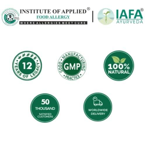 IAFA IAFA Ayurvedic AF-7 Cream 50gms- Natural cure for Fungal infections | Fast Relief from Ringworm, Skin infections, Jock itch, Anti chafing, Intimate area itching, Skin rashes, Skin allergy | Anti Itching | Irritation | For All skin problems | Daad khu