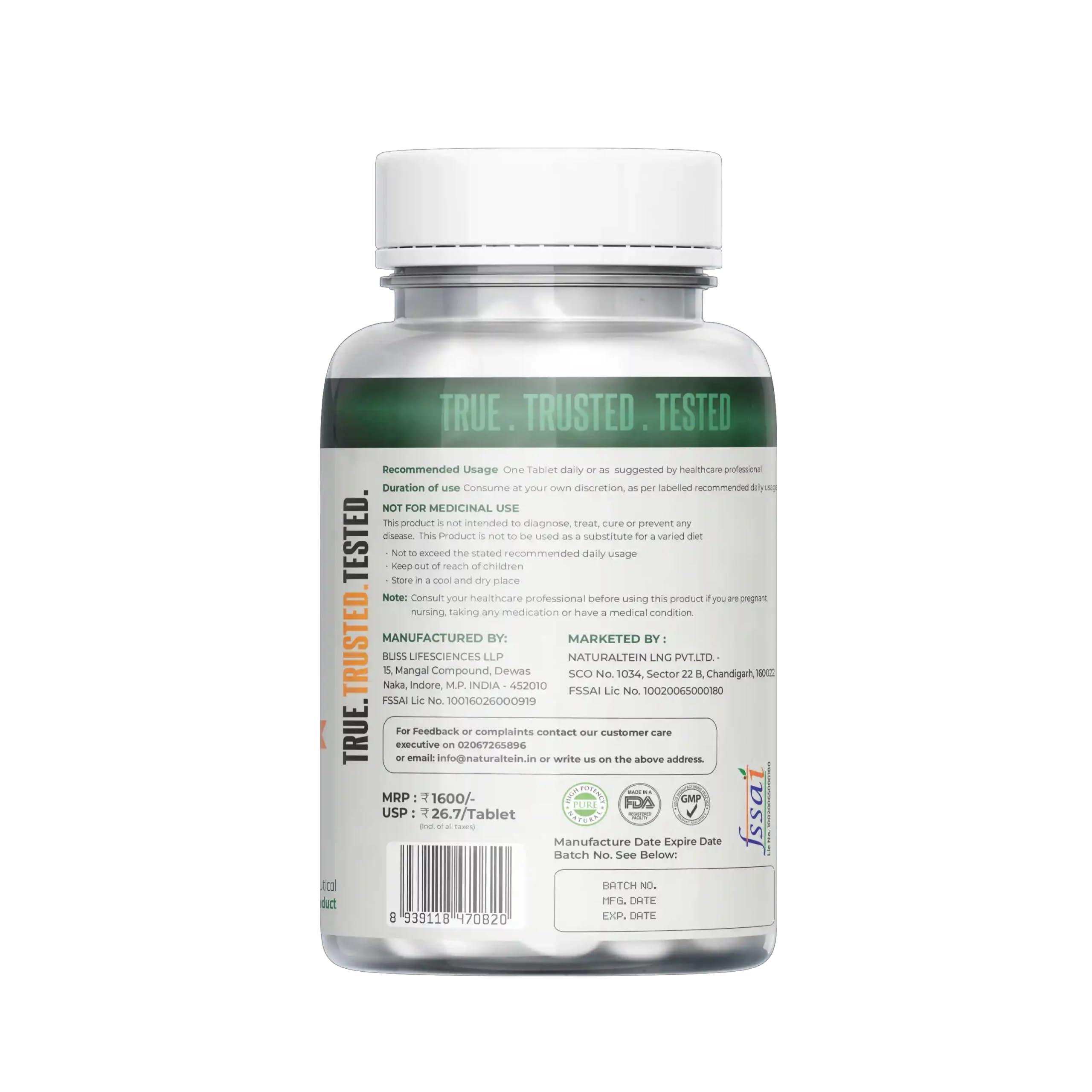 NATURALTEIN NATURALTEIN Vitamin K2+D3 (60 Tablets)