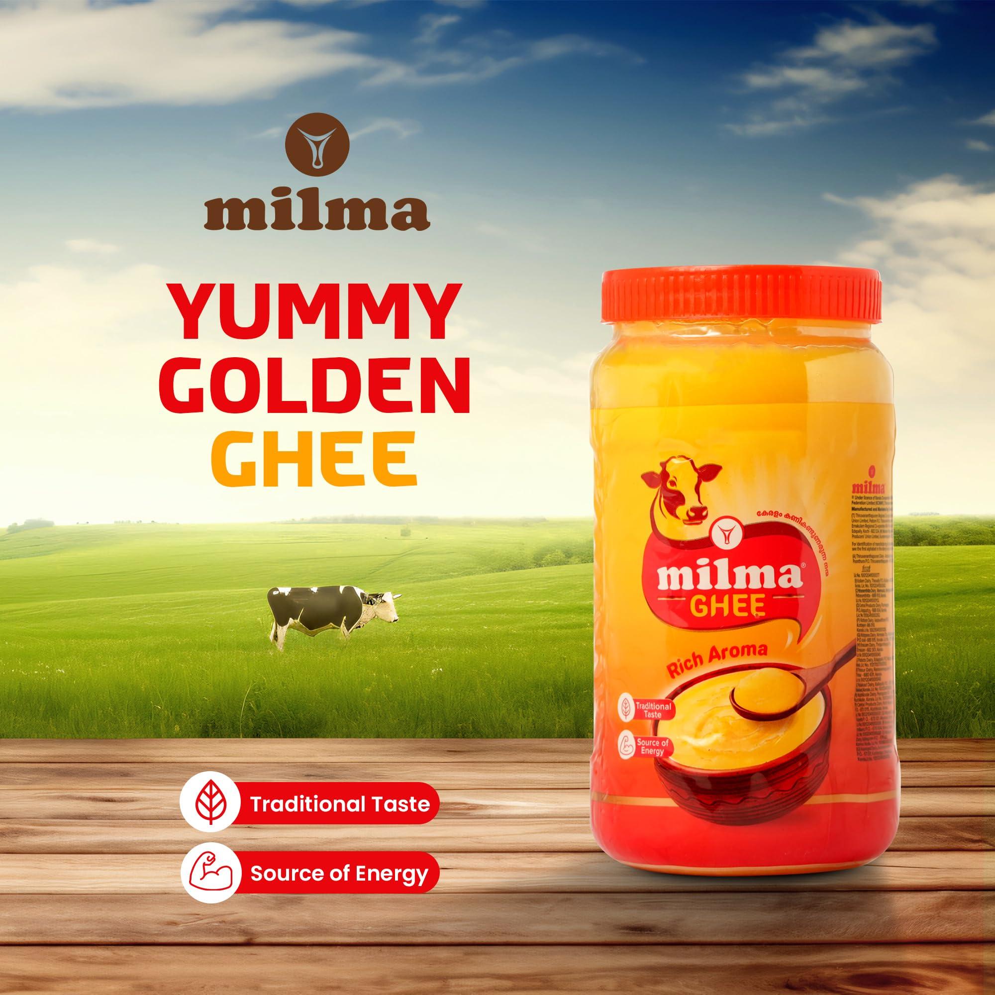 Milma Milma Pure Cow Ghee - 1 litre: Nourishment in Every Drop