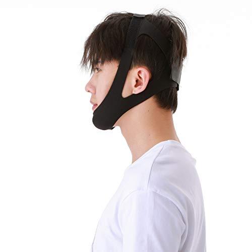 ZOYLINK Zoylink Chin Strap Creative Adjustable Anti Snoring Device Sleep Aid for Men & Women (Black)