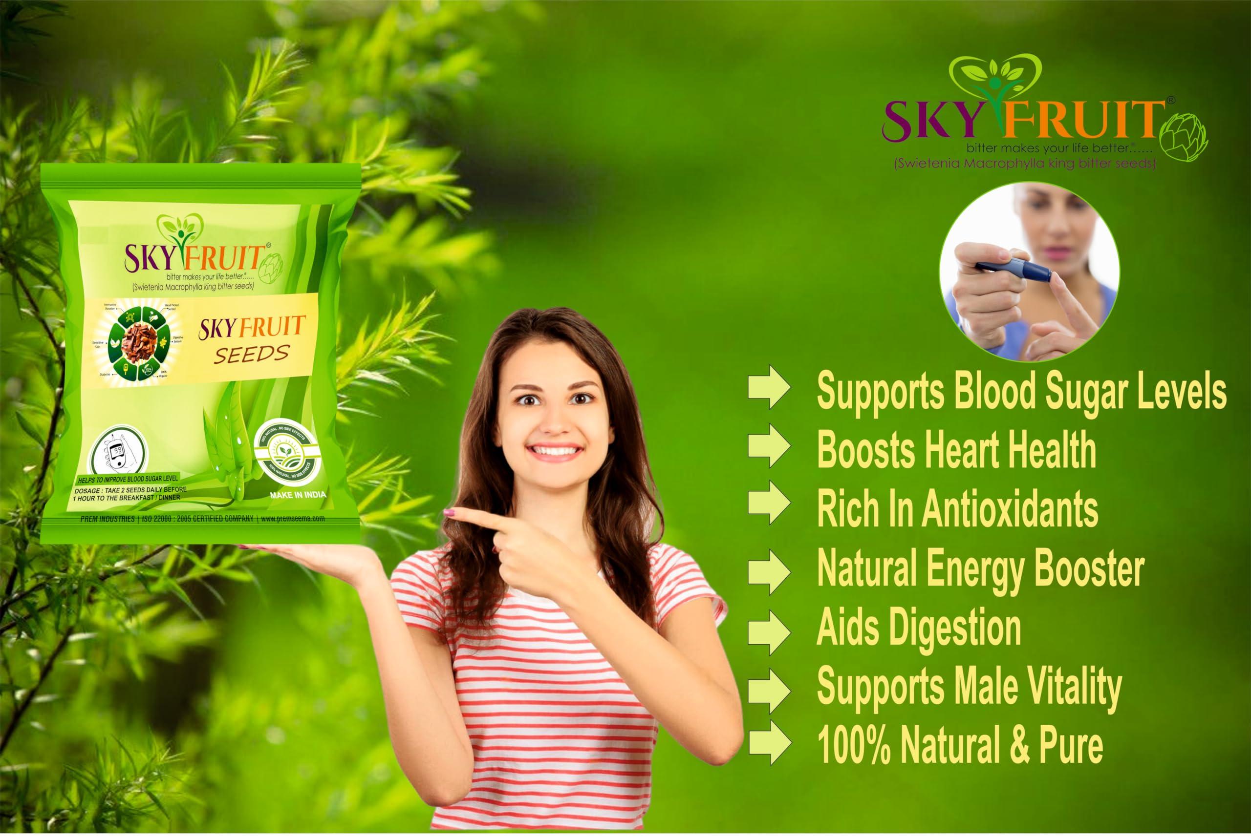 SKYFRUIT Skyfruit Kadwa Badam (Bitter Almonds) Quality Seeds - 450 gm