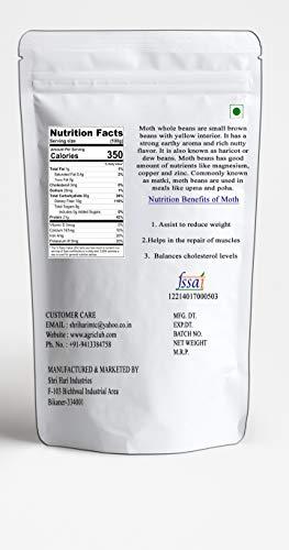 AGRI CLUB Whole Moth 2kg | Matki | Moth Whole | Moth Bean | Sabut Moth | Agri club