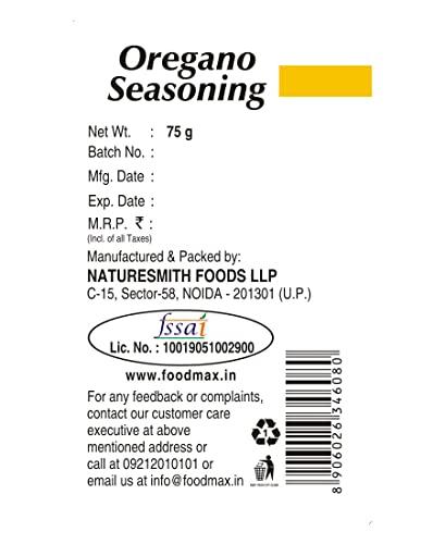 NATURE SMITH Nature Smith Oregano Seasoning Big Can, 75 GRAM |