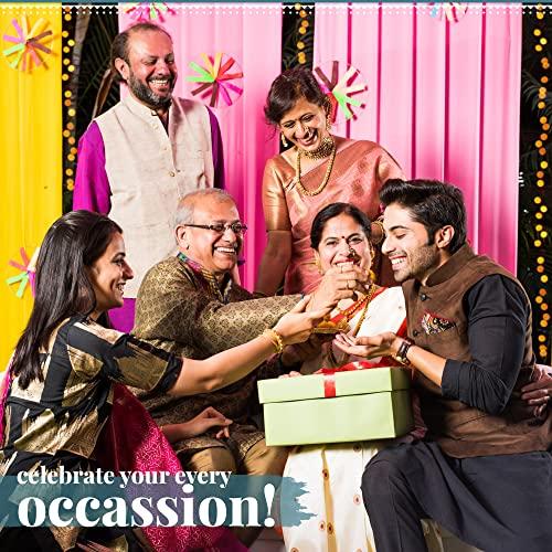 R’SWEETERY R’Sweetery Kesar Penda Sweet | Traditional Mithai for Gifting Purpose | Indian Sweets | Indian Mithai Gift Pack | Sweets Gift Pack For Any Occasion - 250g