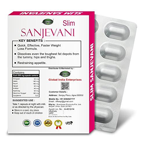 RIFFWAY Slim Sanjevani Vitamin supplements To For Burns Extra Fat Without Diet Exercise organic ingredients