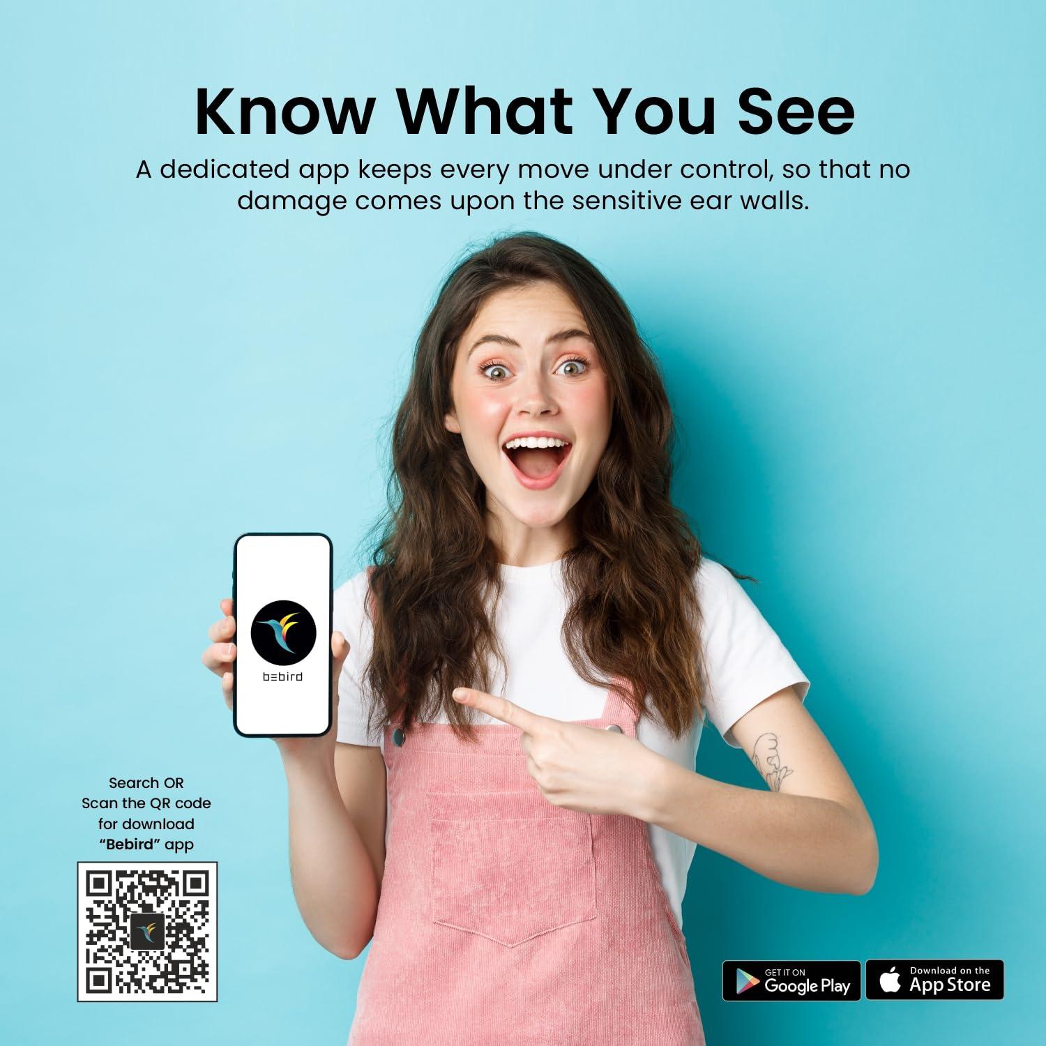 Portronics Portronics Cleansify Ear Endoscope Otoscope/Wax Cleaner with 1080p FHD Camera with Ultra fine 4.5mm Lens for Kids & Adults(Black)