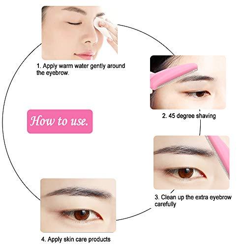 Amariver Eyebrow Razors for Women, Eyebrow Facial Razor for Women, Razor Bulk, 33 Pack Eyebrow Facial Razor Trimmer for Women