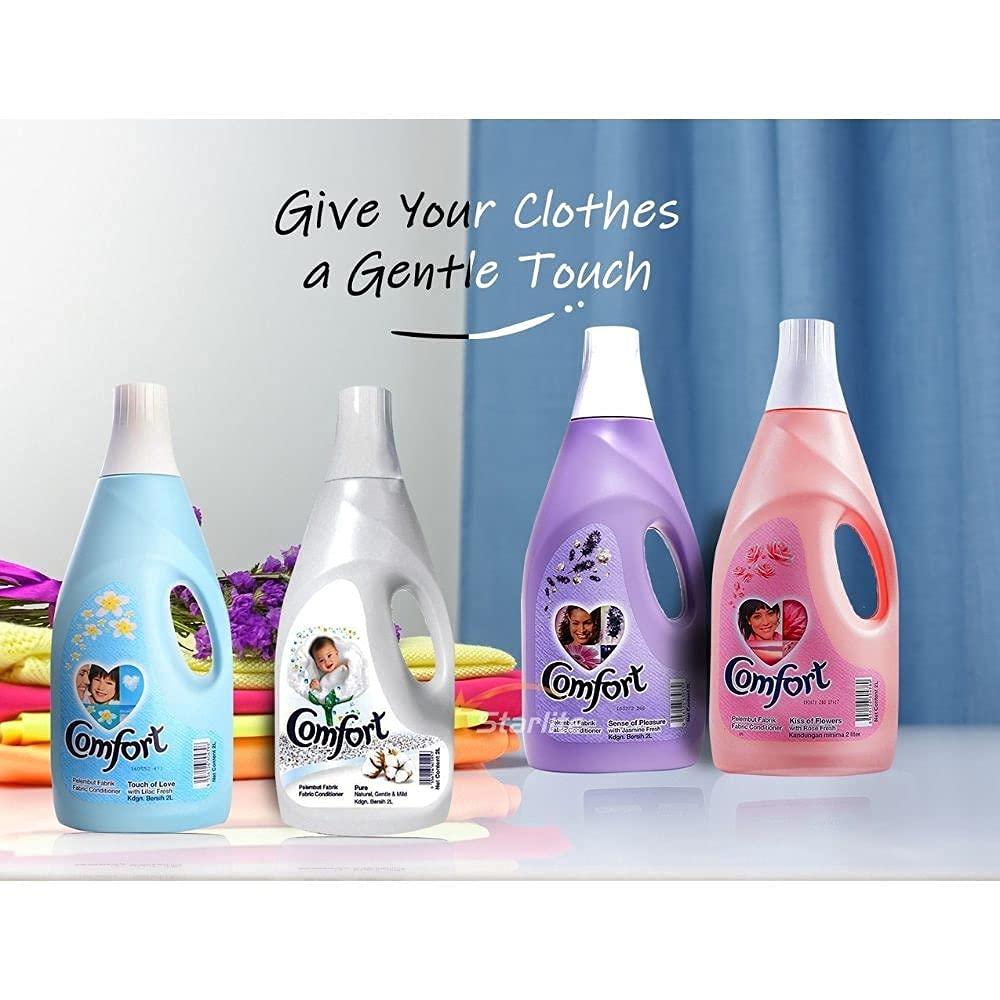 Comfort Comfort Imported Fabric Conditioner |Liquid| Touch Of Love With Lilac Fresh | 7 Benefits in 1 | 2L(68235039)