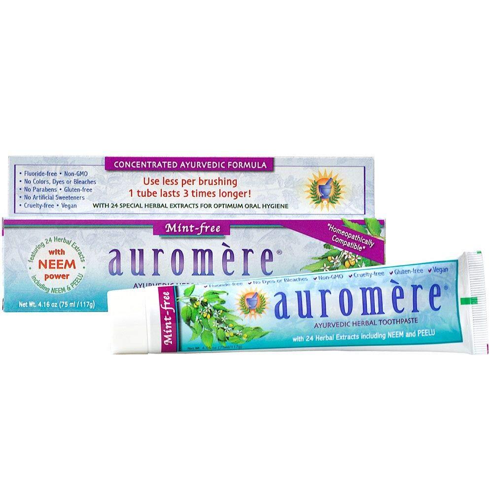 Auromere Toothpaste-Mint-Free - 4.16 oz. - Paste
