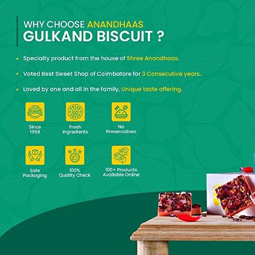 Shree Anandhaas Sweets & Snacks Shree Anandhaas Gulkand Biscuit - 500 g