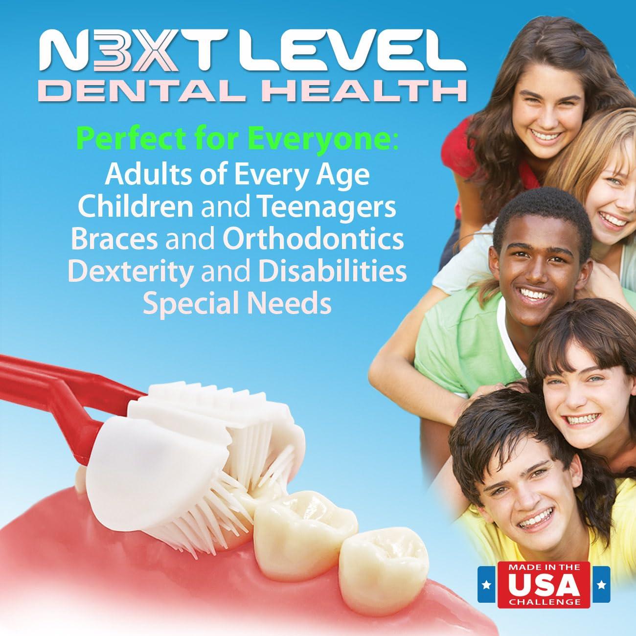 autisticare autisticare for Special Needs | The Only Child-Safe 3-SIDED Toothbrush | Made in USA | Fast, Easy & Clinically Proven | Autism ASD Autistic Asperger Therapy Parent Child Caregiver Tactile Sensory Calm