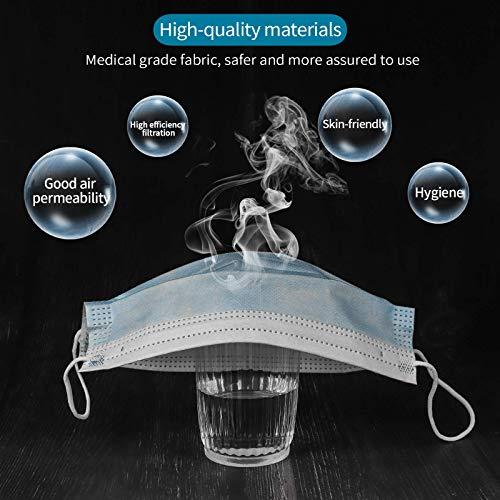 ApePal Face Mask,Dustproof Disposable 3-ply Face Mask,Breathable 3 Layer Protection,Sanitary Masks,Safety Mask,Anti-water,Purple(50 pcs)