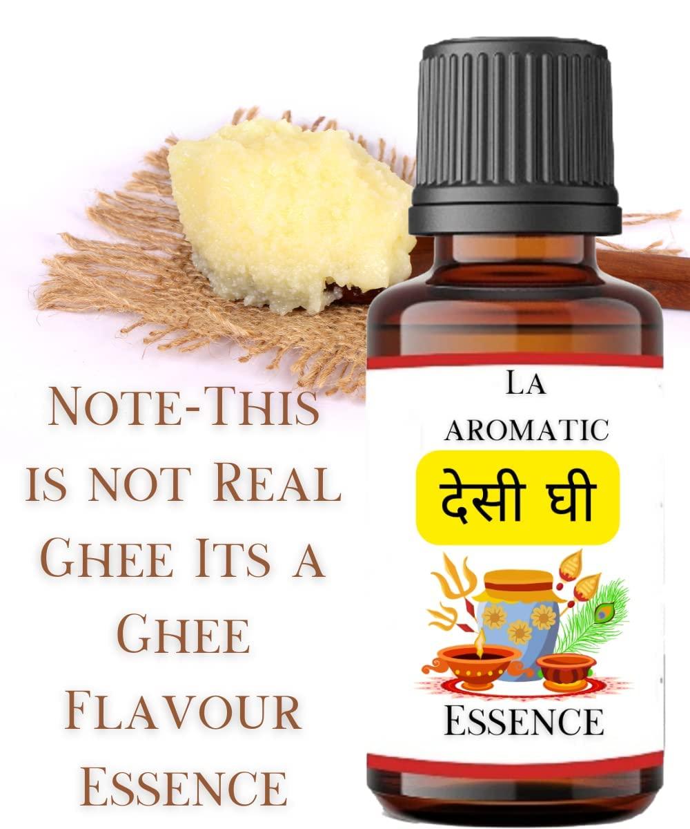 La Aromatic La Aromatic All Like Real Essence Ghee (Butter) Flavour Essence-30 ml (pack of 5)