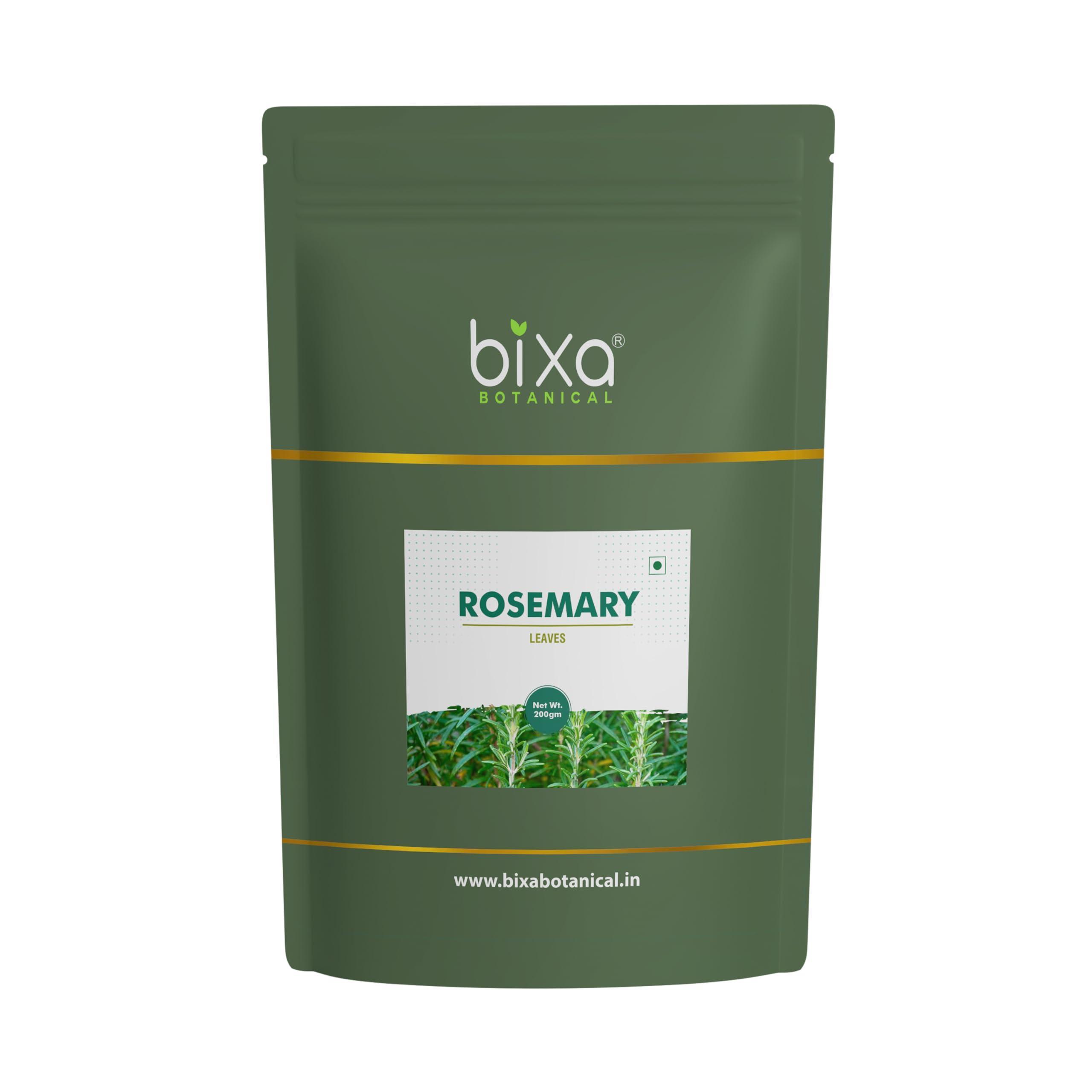 Bixa Botanical Bixa Botanical Rosemary Leaves 200Gm | Top Grade Leaves From Egypt | For Seasoning, Tea & Hair | Fssai | Cooking Pasta Soups Salad Chicken Herbs Tea | Supports Hair Growth