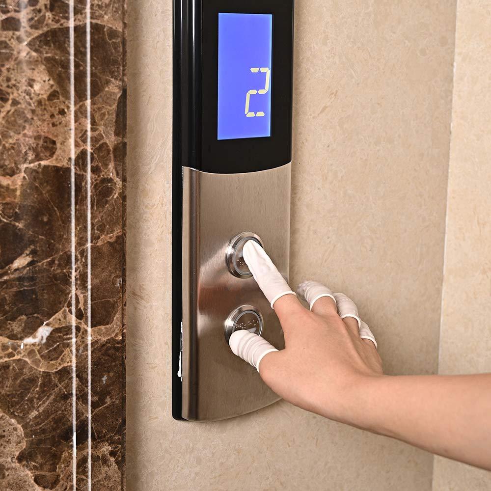 JEEMBAY Jeembay Latex Finger cots- Pack of 50 Disposable Medium Size Finger Protectors-Durable Finger Gloves for Cutting and Crafting Work, Painting, Hobbies, Sports and More