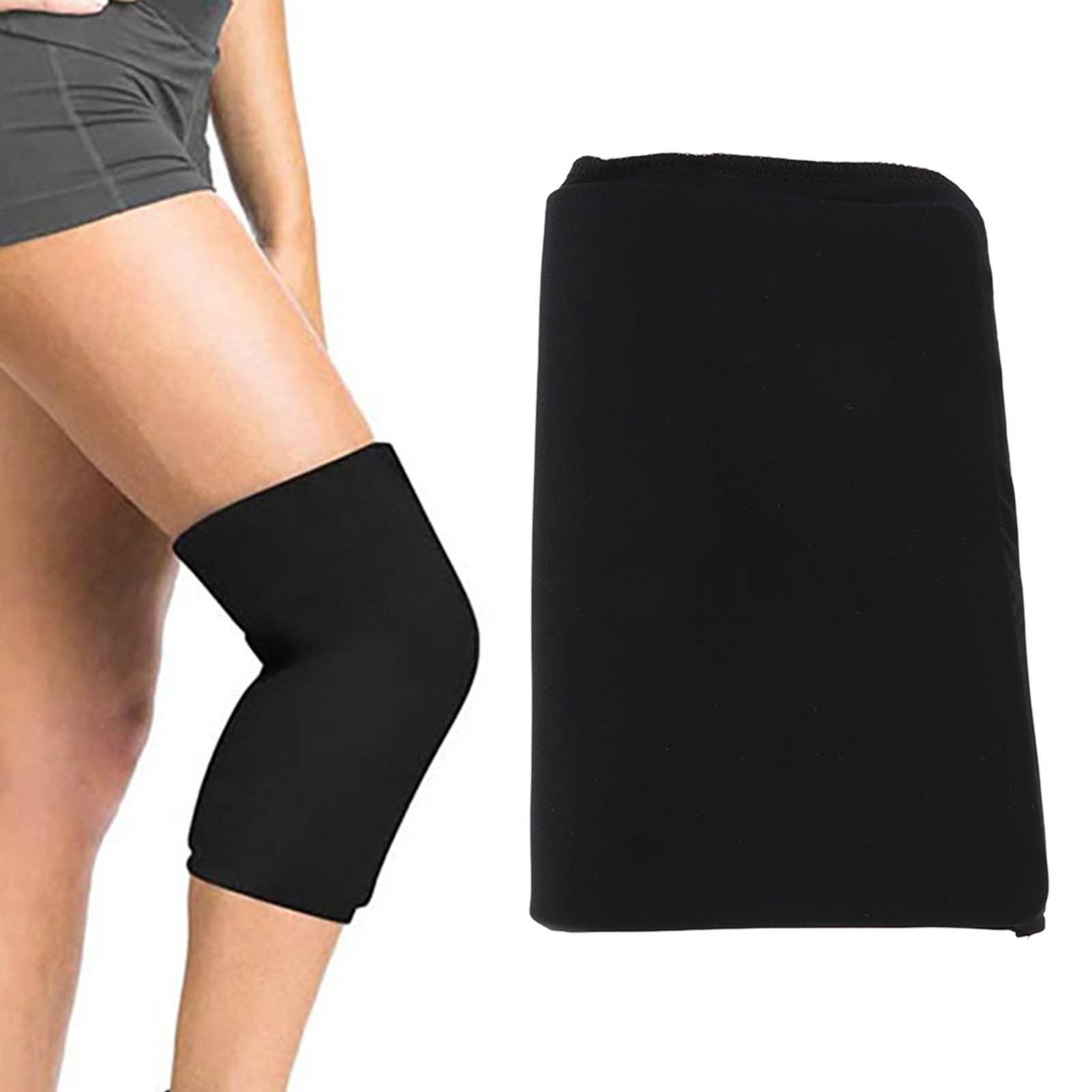 FOFY Gel Cold Arm Wrap, Gel Cold Pack Pain Relief Treatment for Biceps Reduces Elbow Injuries (Black S)