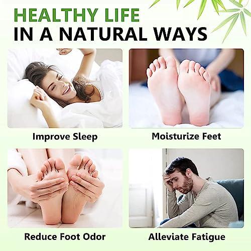 Prishva Prishva Premium Detox Organic Health Foot Patch Remove,Pain Free Foot Pads for Stress Relief Sleep, Natural ingredients Toxins Ginger Foot Detox Pads For Adhesive Foot And Body Cleansing (Pack of 50)
