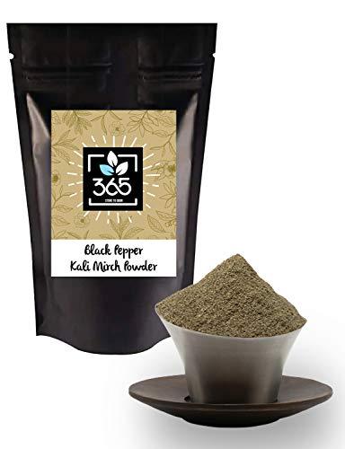 365 STORE TO DOOR 365 STORE TO DOOR Black Pepper Powder | Kali Mirch | Kerala Origin | Premium Spices Blend | 100% Pure and Natural | Freshly Packed (100 gm)