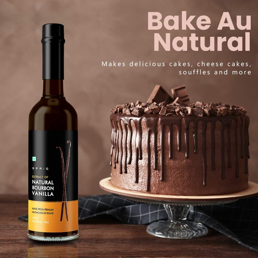 S P R I G Sprig All Natural Bourbon Vanilla Extract Bottle, 50 ml & Extract of Natural Bourbon Vanilla, 100 ml