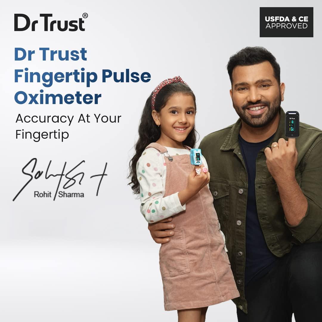 Dr Trust Dr Trust USA Fingertip Blood Oxygen Saturation Monitor -218, SPO2, PI & Heart Rate Pulse Oximeter with OLED Display For Pulse Oximetery