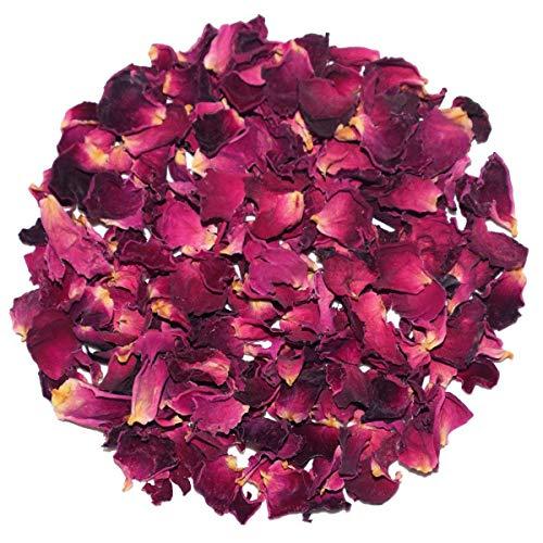 FreshoCartz FreshoCartz Sun Dried Rose Petals | Edible Rose Leaves | Gulab Patti for for Skin Care/ Herbal Tea/ Toppings for Indian Sweets (400gm)