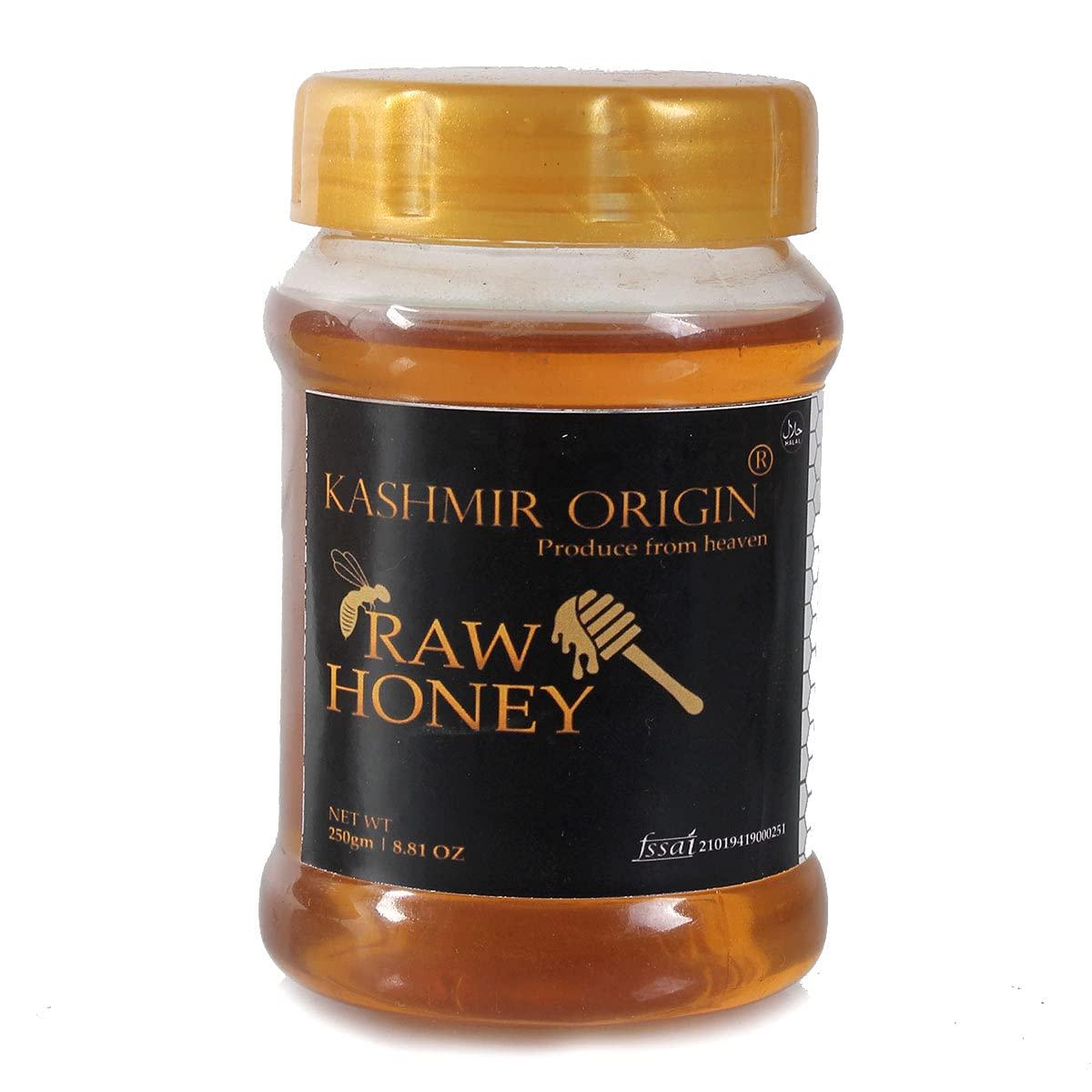 Kashmir Origin Honey Saffron: Nature's Finest Collection Basket