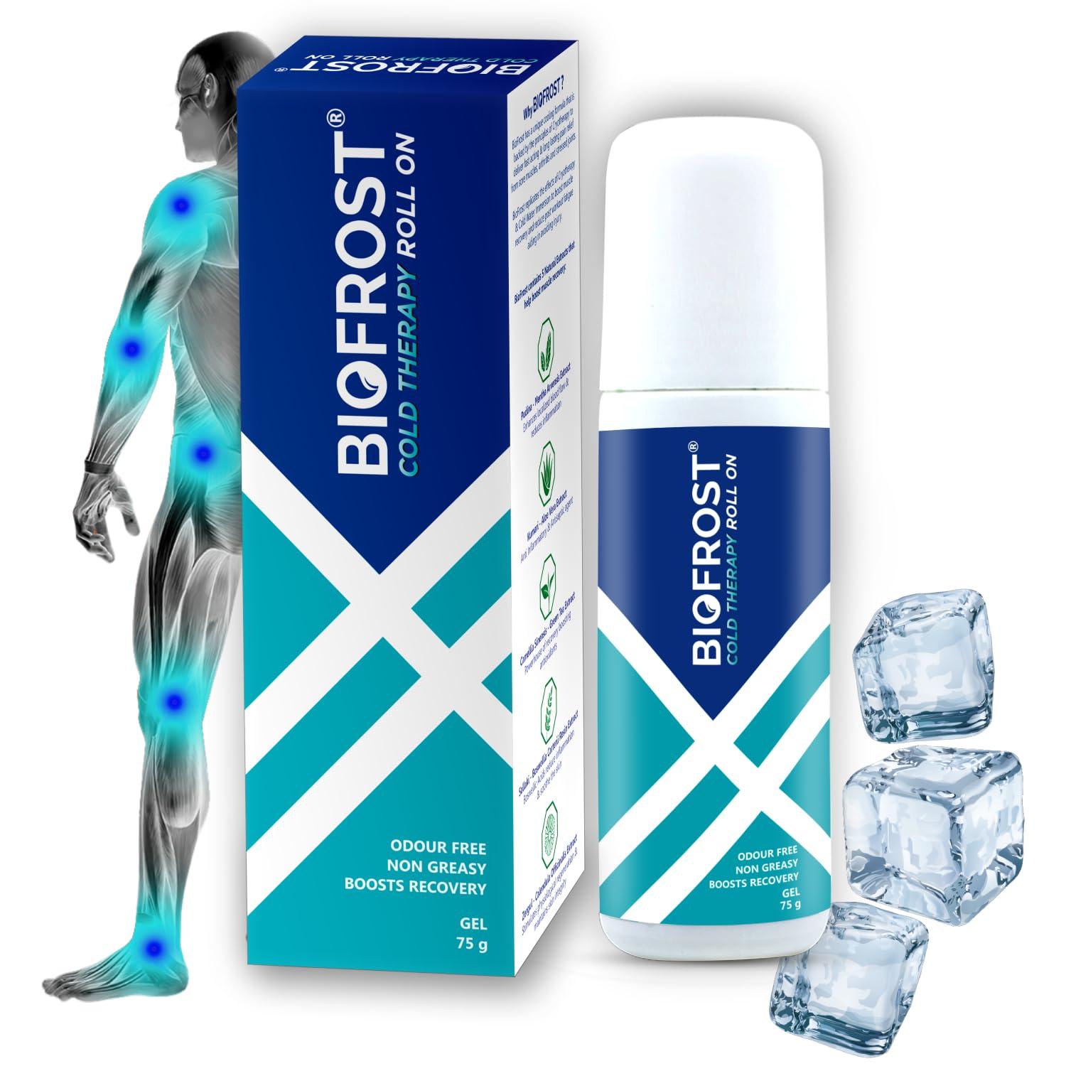 BioFROST BioFrost Cold Therapy Roll on Gel - Odour Free Non Greasy - 75 Gm