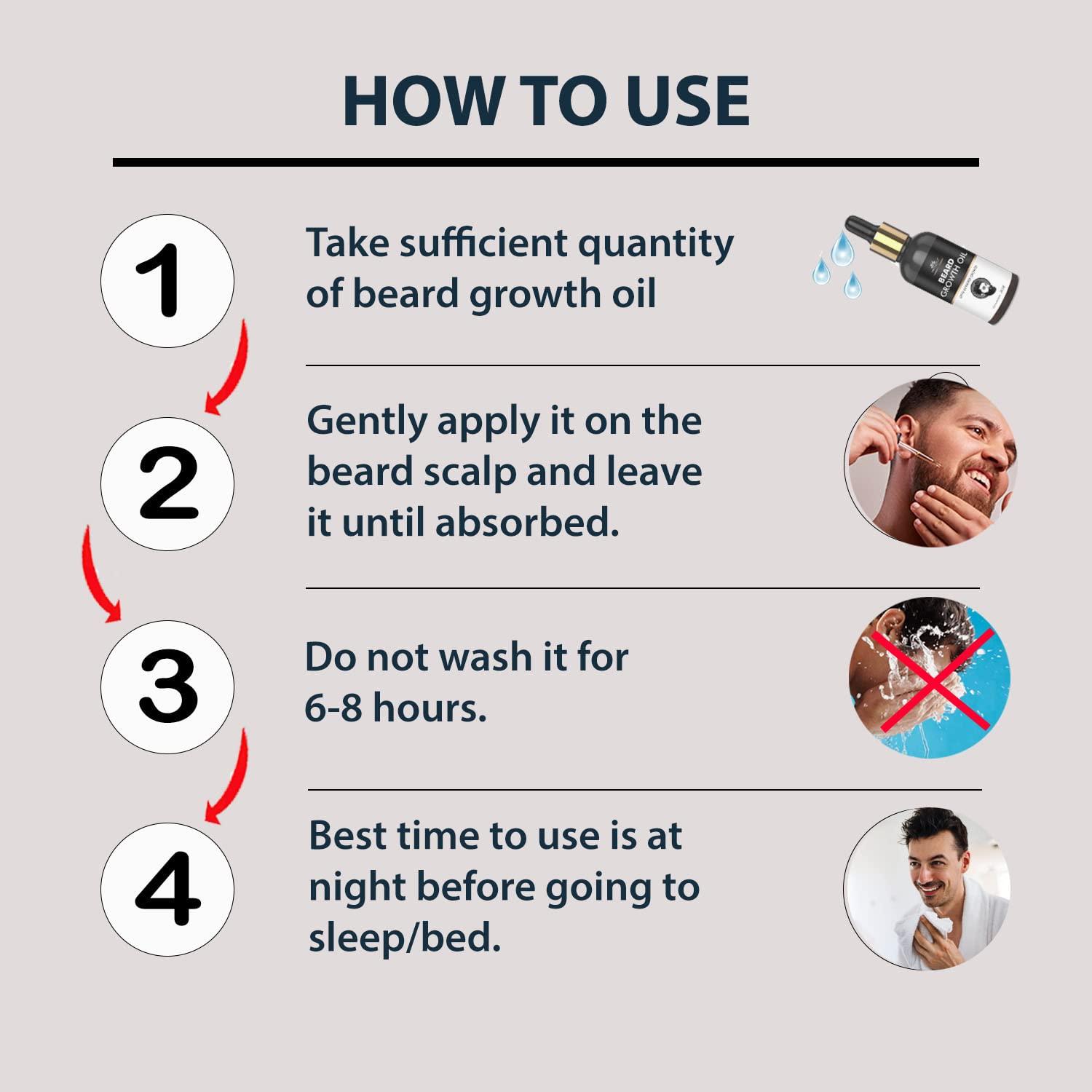 INTIMIFY Beard Oil For Growing Beard Faster, Mustache Beard Growth Oil, Beard Oil For Men Fast Growth, Beard Oil For Pachy Beard, Beard Oil For Smooth Beard