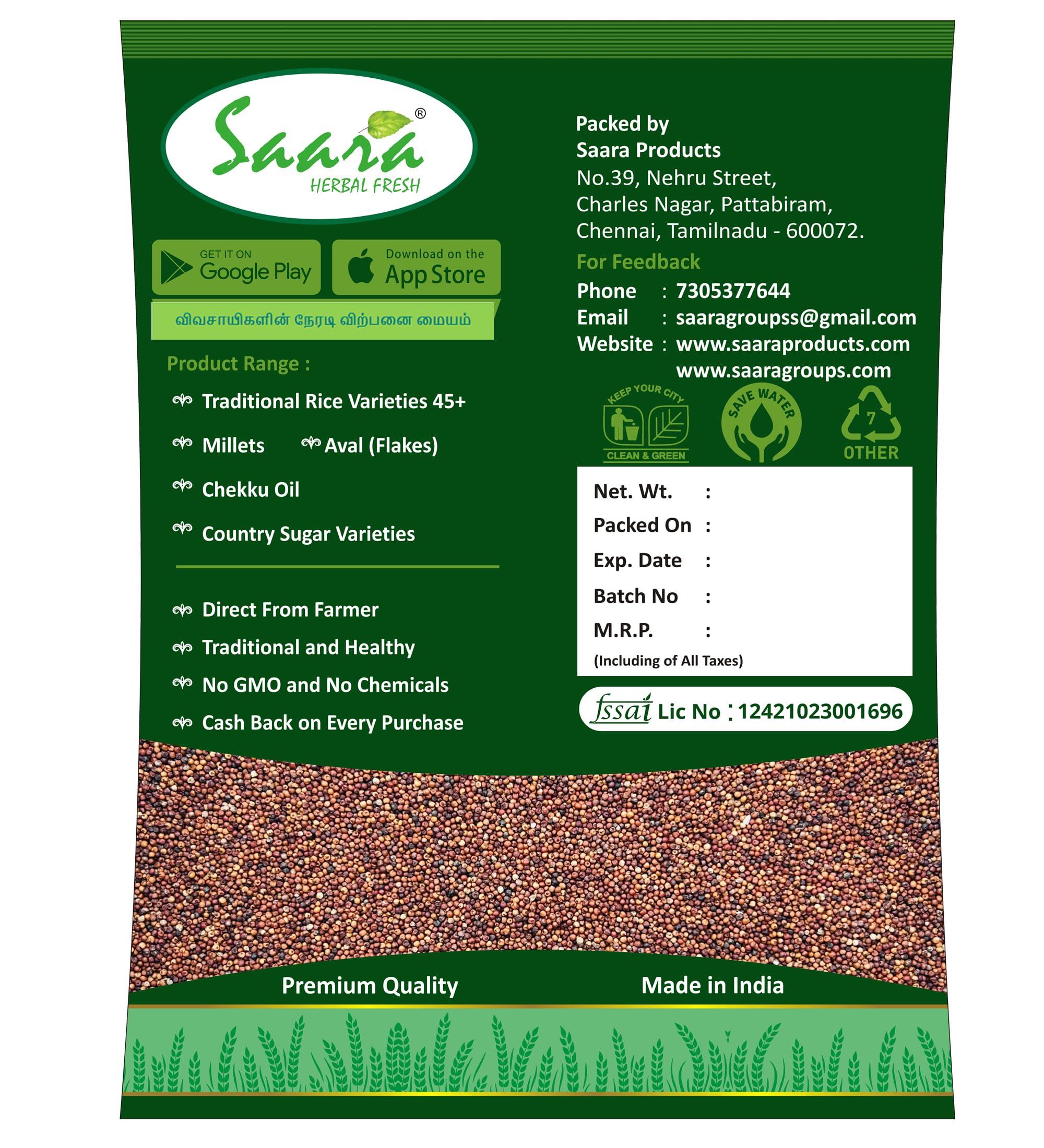 SAARA SSAARA HERBAL FRESH Ragi Grain(Finger Millet) 3.950kg