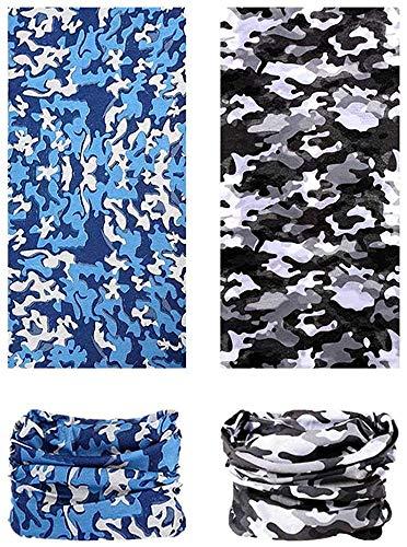 Madhavi Madhavi Headband Head Wrap Bandana Headwear Face Mask magic scarf for men & women Set Of 4