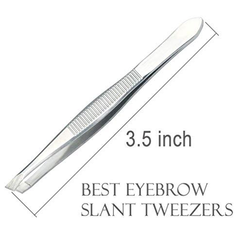 china Plucker/Tweezer Flat Tip For Chin Hair 3 Pieces (Stainless steel)