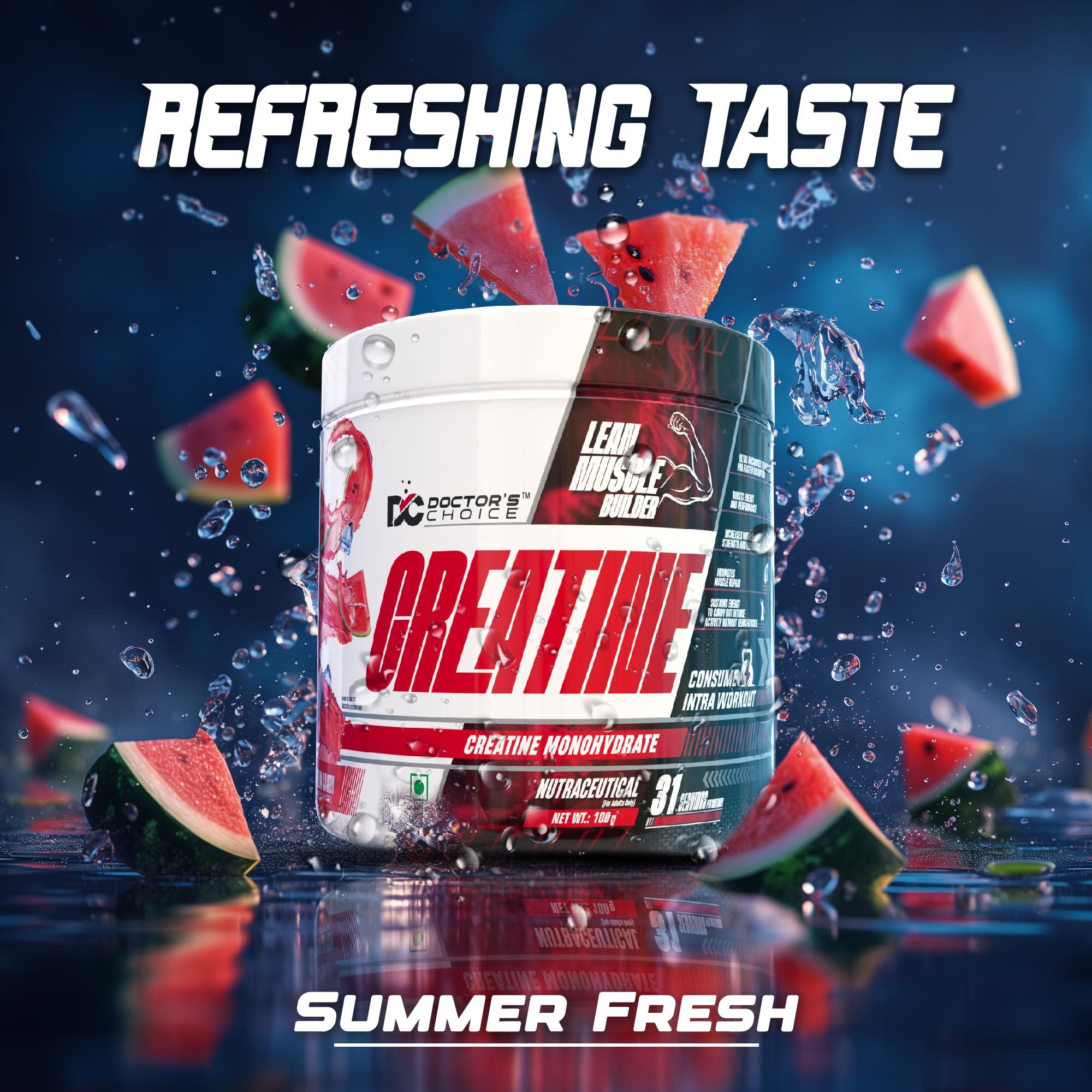 DC DOCTORS CHOICE DC DOCTORS CHOICE Creatine 83 Serving 250 gms (Orange mango Candy)