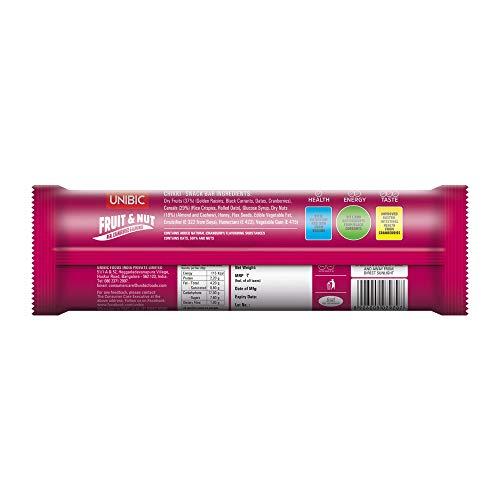 Unibic Unibic Snack Bar Fruit & Nut, 12 x 30 g