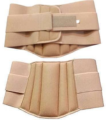 SK ENTERPRISES Lumbo Sacral (L.S Belt) Corset- Back Pain Belt Lumbar Waist Support Waist Support (Beige) (3XL)